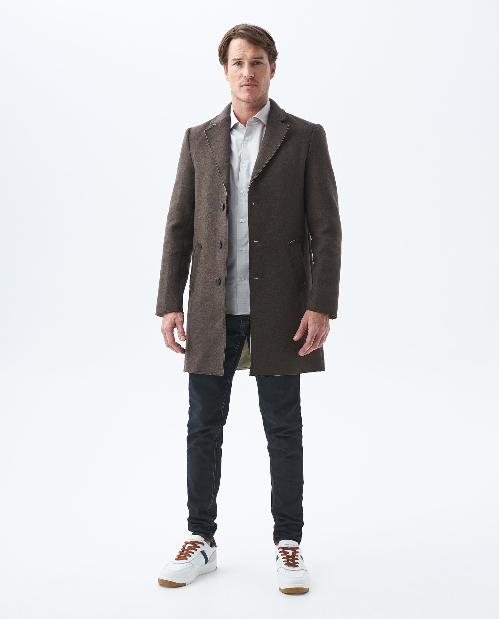 Chaqueta de Lana y Poliéster Chevignon