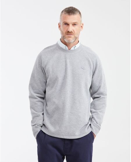 Buzo cerrado con Aplique Bordado para Hombre