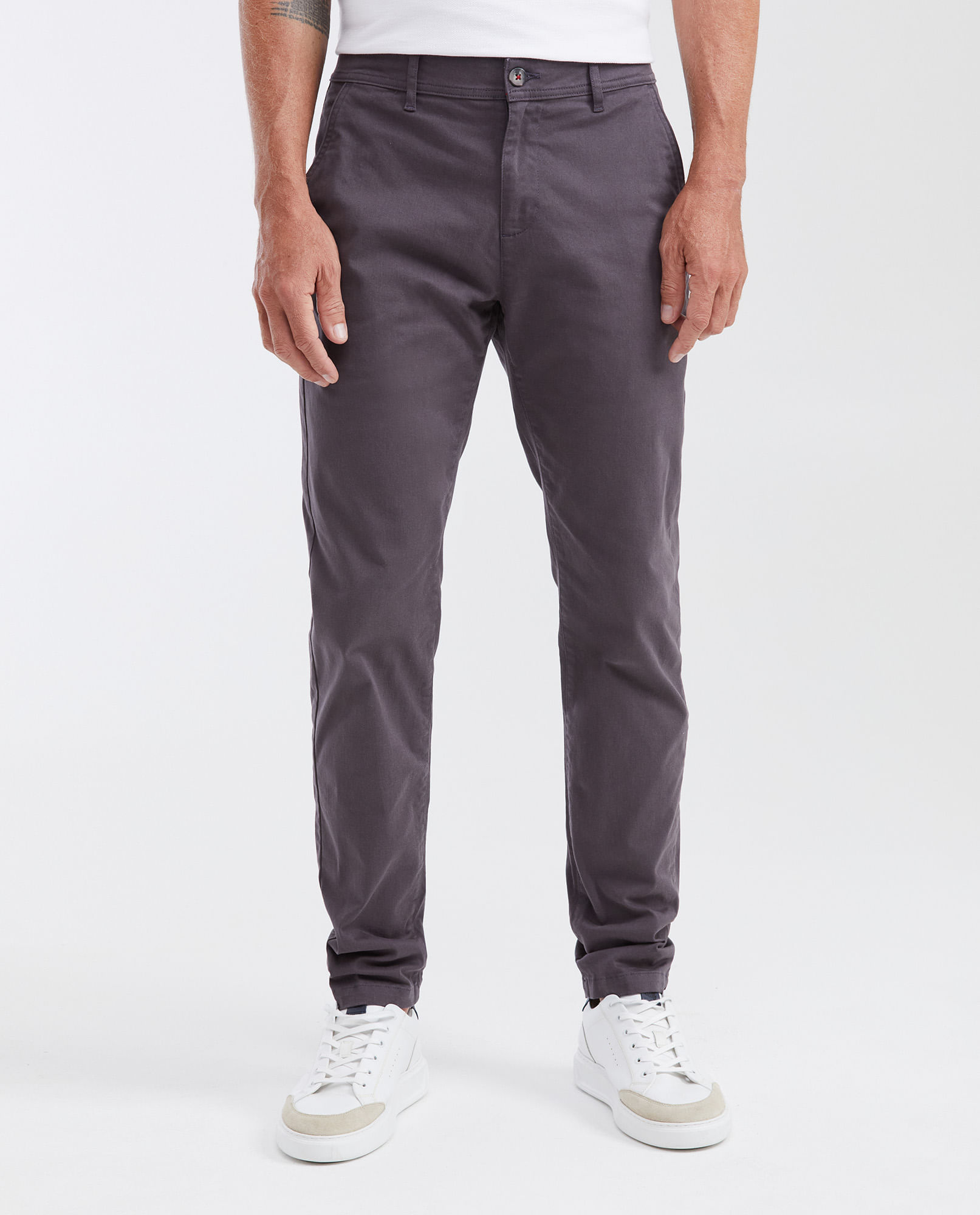 Pantalón Tipo Chino Regular Fit Boot Cut para Hombre