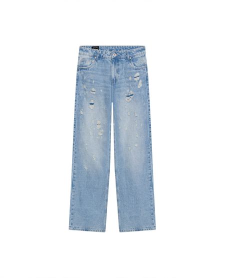 Jean Straight Fit Bota Recta para Mujer