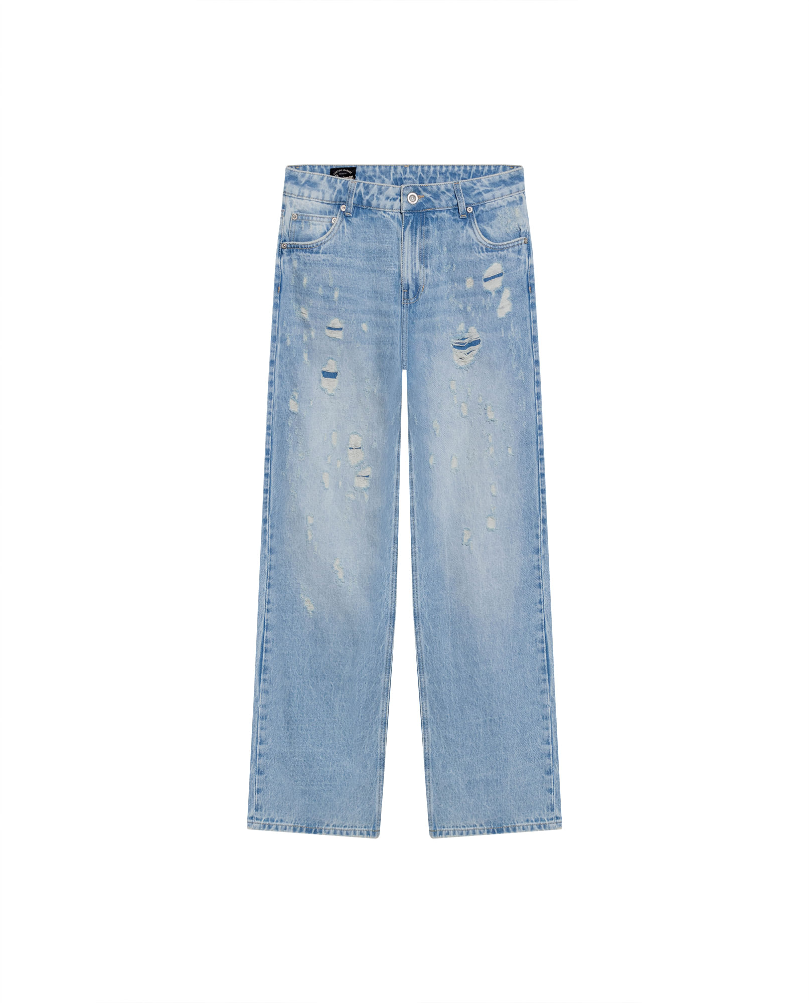 Jean Straight Fit Bota Recta para Mujer