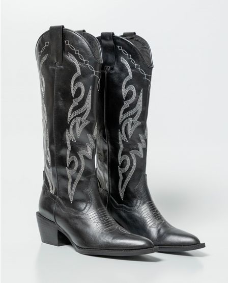 Botas Femeninas de Piel Vacuno