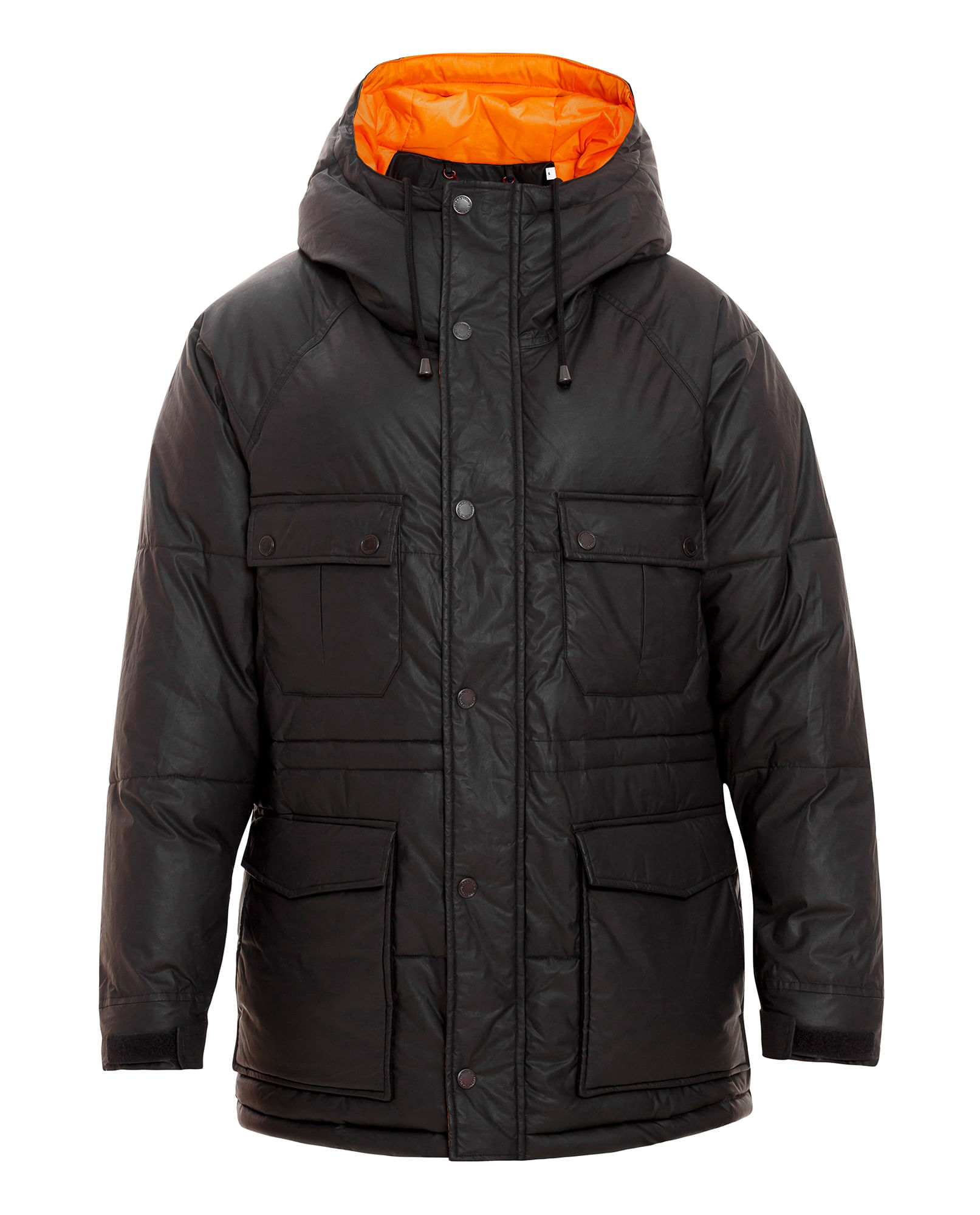 Chaqueta de Hombre, Acolchada Tipo Parka - Tejido Impermeable