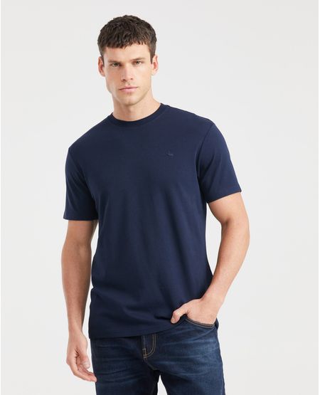 Camiseta Básica de Hombre, Slim Fit Cuello Redondo - 100% Algodón