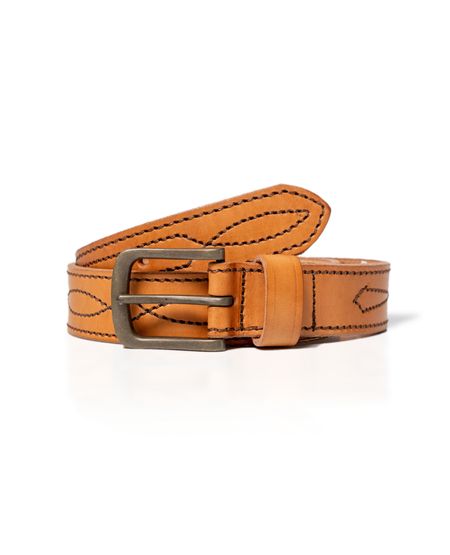 Correa de Cuero de Talabartería 100% Piel Vacuno para Hombre