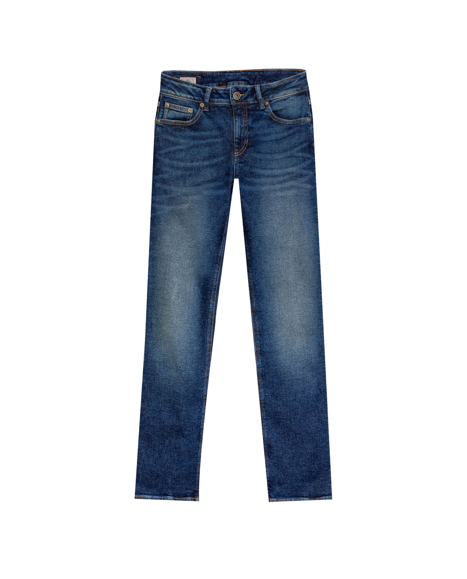 Jean Cosmo Tiro Alto para Mujer en Algodón Reciclado y Algodón, Elegante
