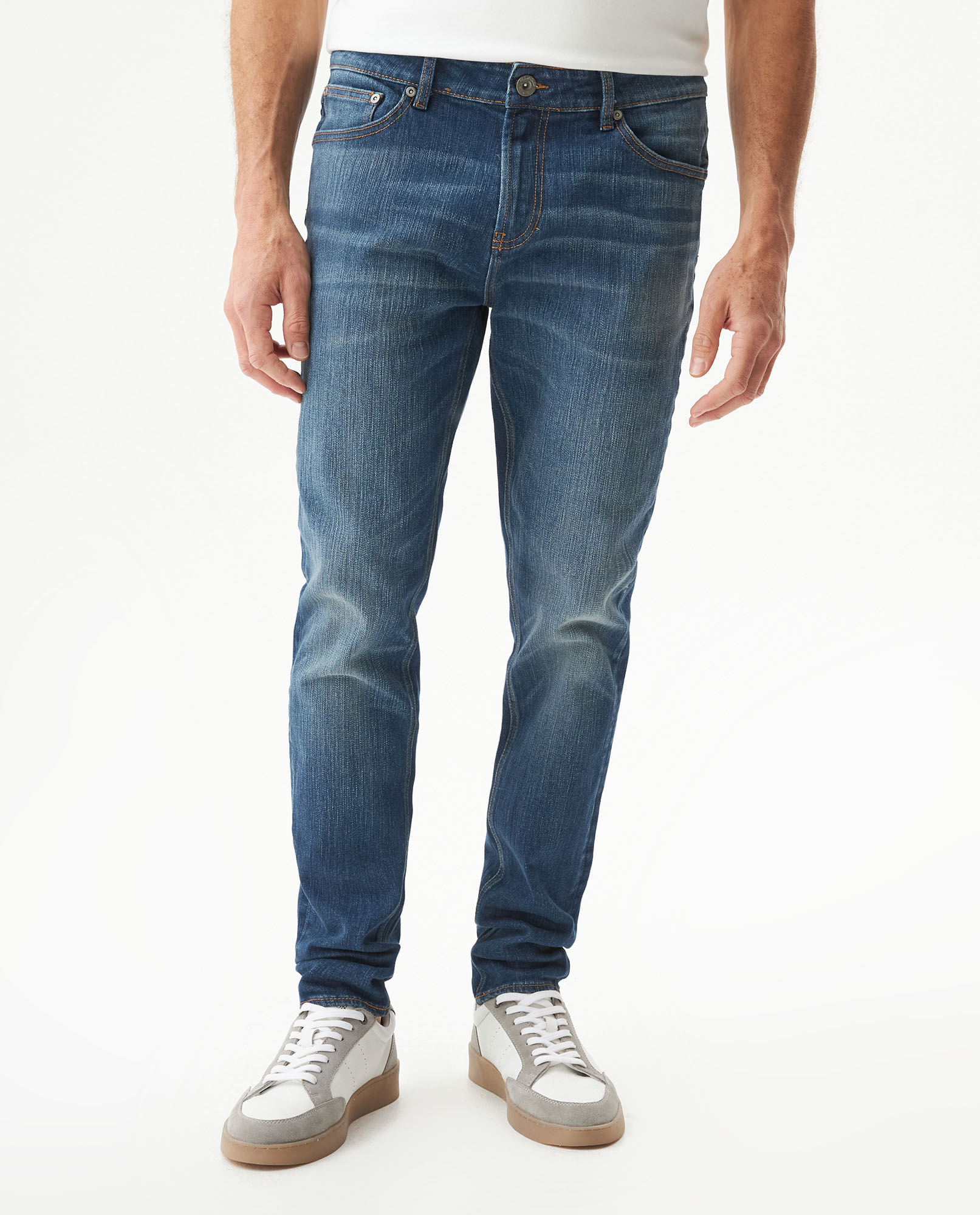 Jean Rider Skinny Fit Tiro Bajo para Hombre en Algodón, Suite