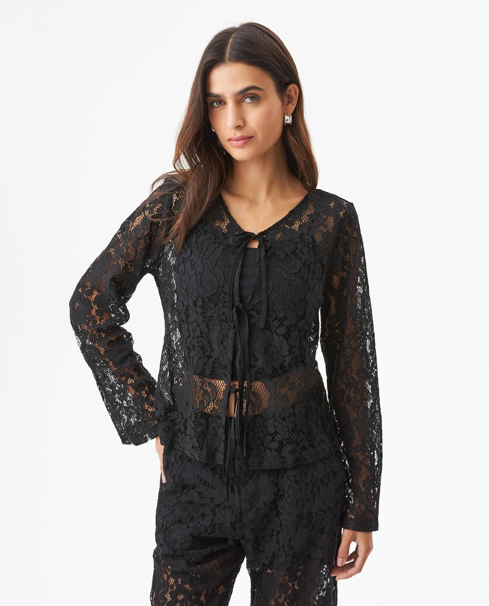 Blusa de Encaje para Mujer