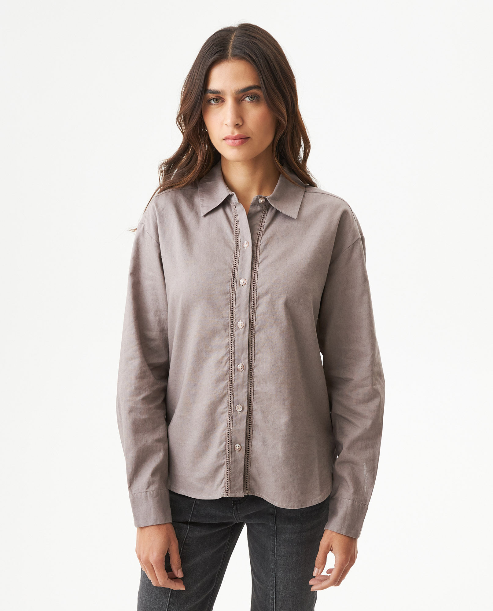 Camisa Silueta Amplia para Mujer