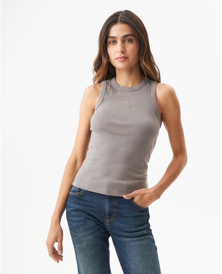 Camiseta Tipo Tank Sin Mangas para Mujer