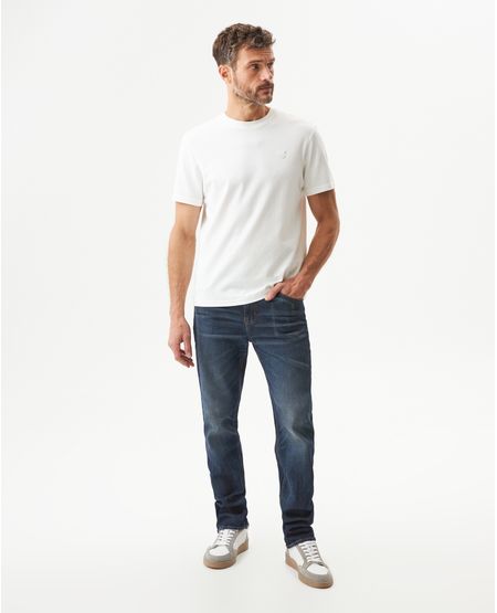 Jean Morrison Heritage Slim Fit Tiro Medio para Hombre en Algodón y Poliéster, Flota