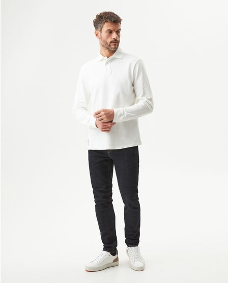 Jean Rider Skinny Fit Tiro Medio para Hombre en Algodón y Poliéster, Destello