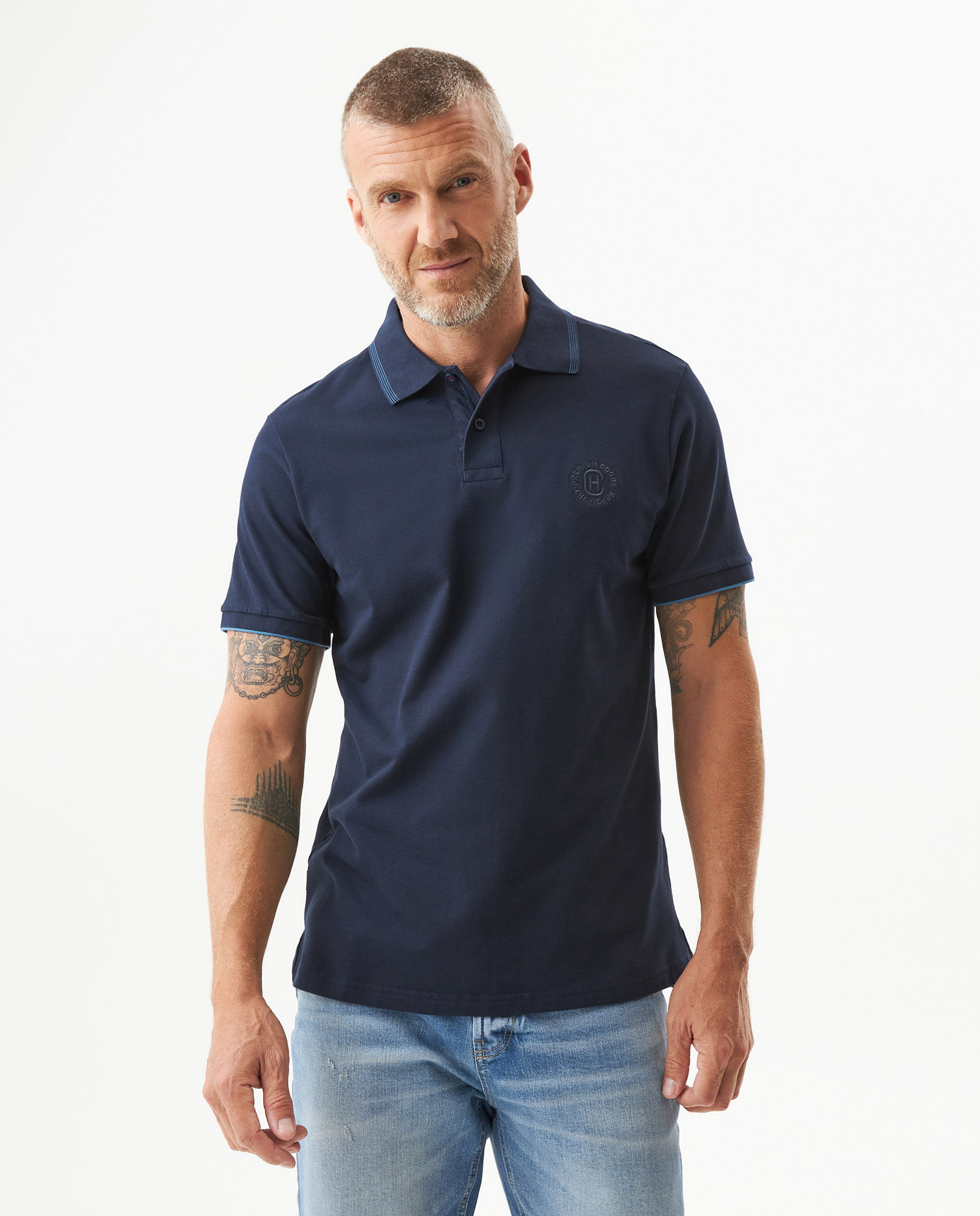 Camiseta Tipo Polo para Hombre