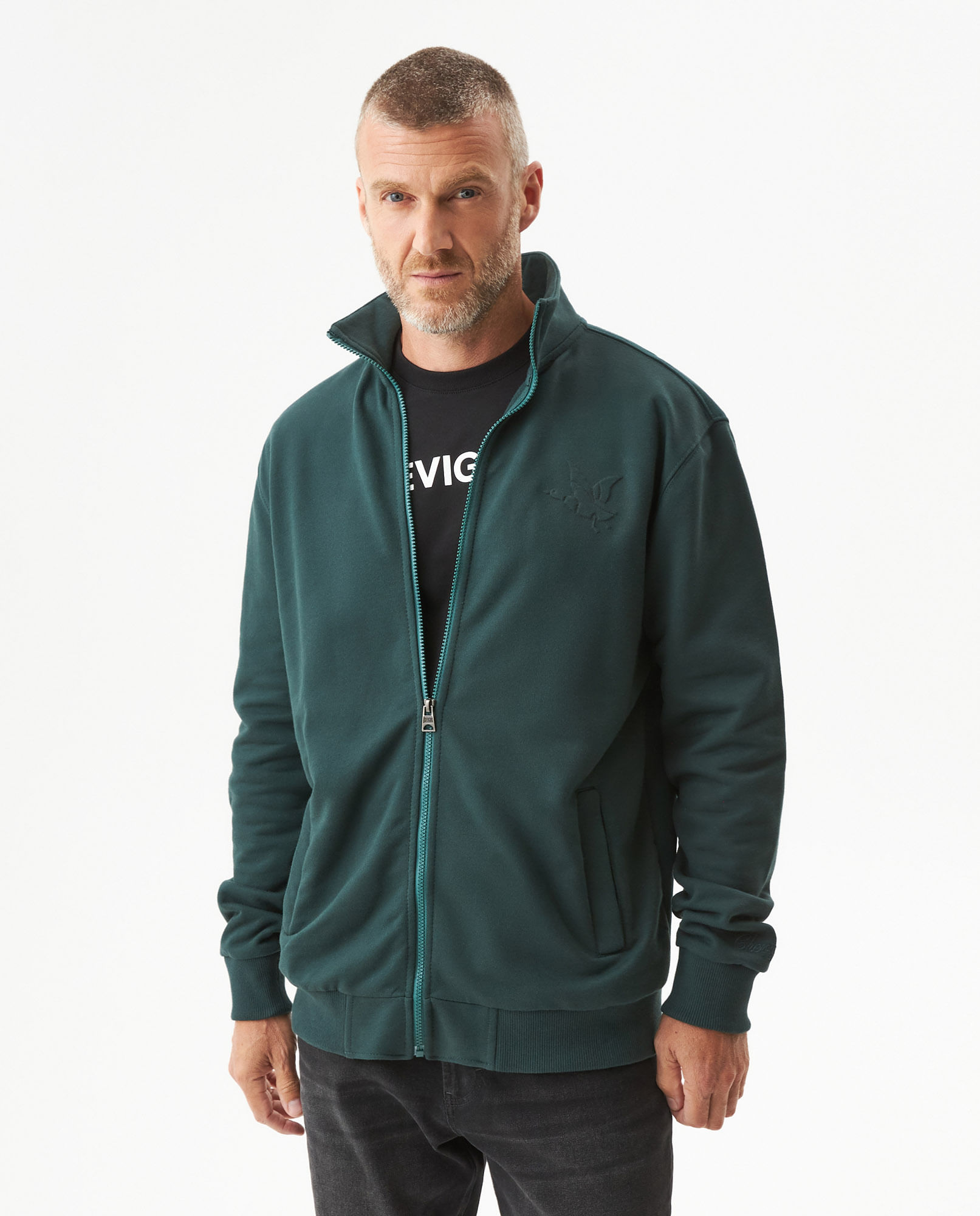 Buzo Cuello Alto Abierto para Hombre