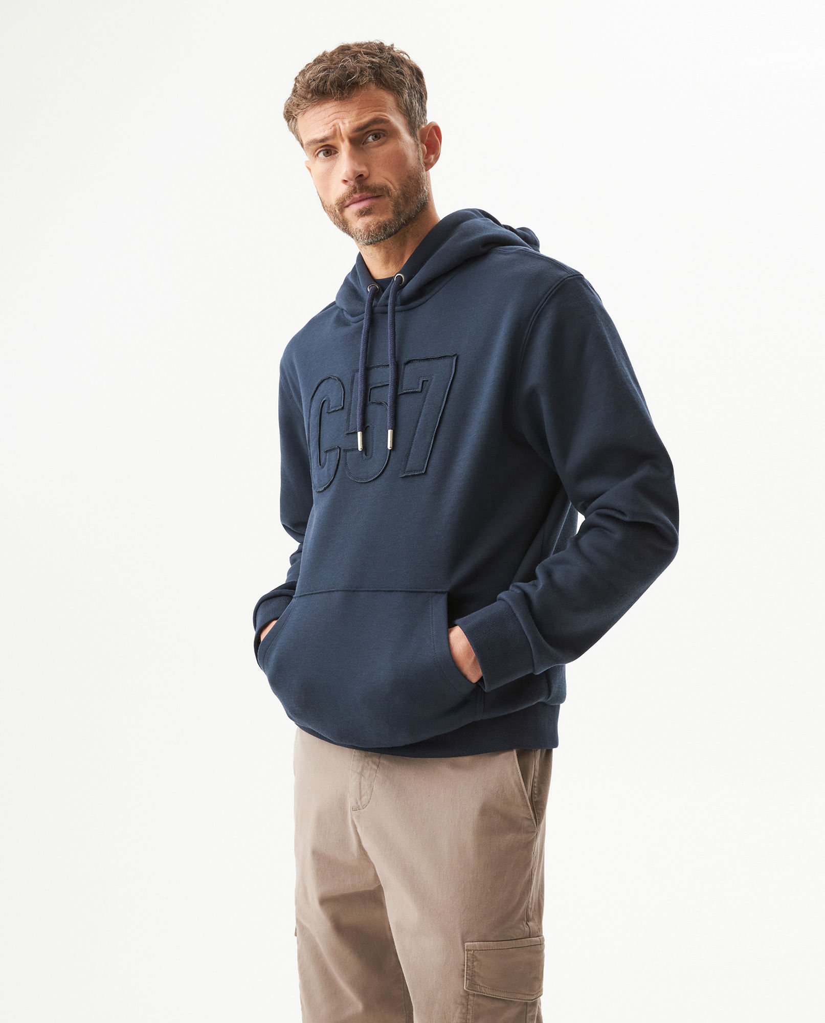 Buzo Cerrado con Capucha para Hombre