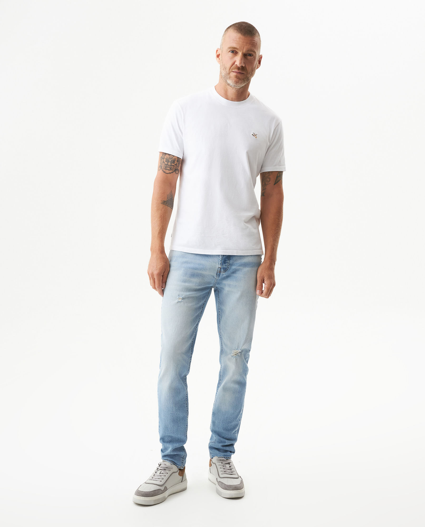 Jean Rider Skinny Fit Tiro Bajo para Hombre en Algodón, Elegante