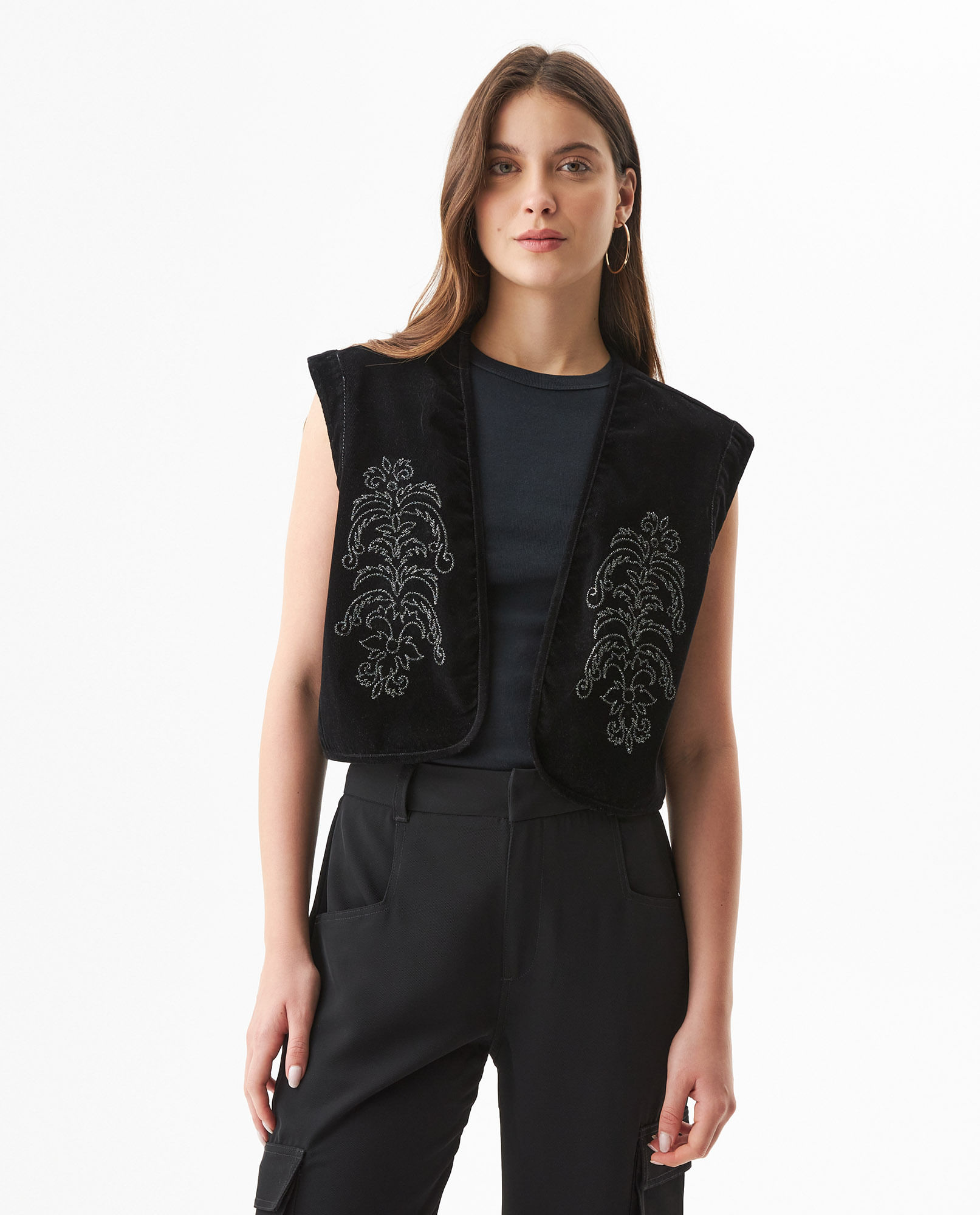 Chaleco Denim Sin Mangas para Mujer