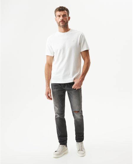 Jean Rider Skinny Fit Tiro Bajo para Hombre en Algodón y Poliéster, Esplendor