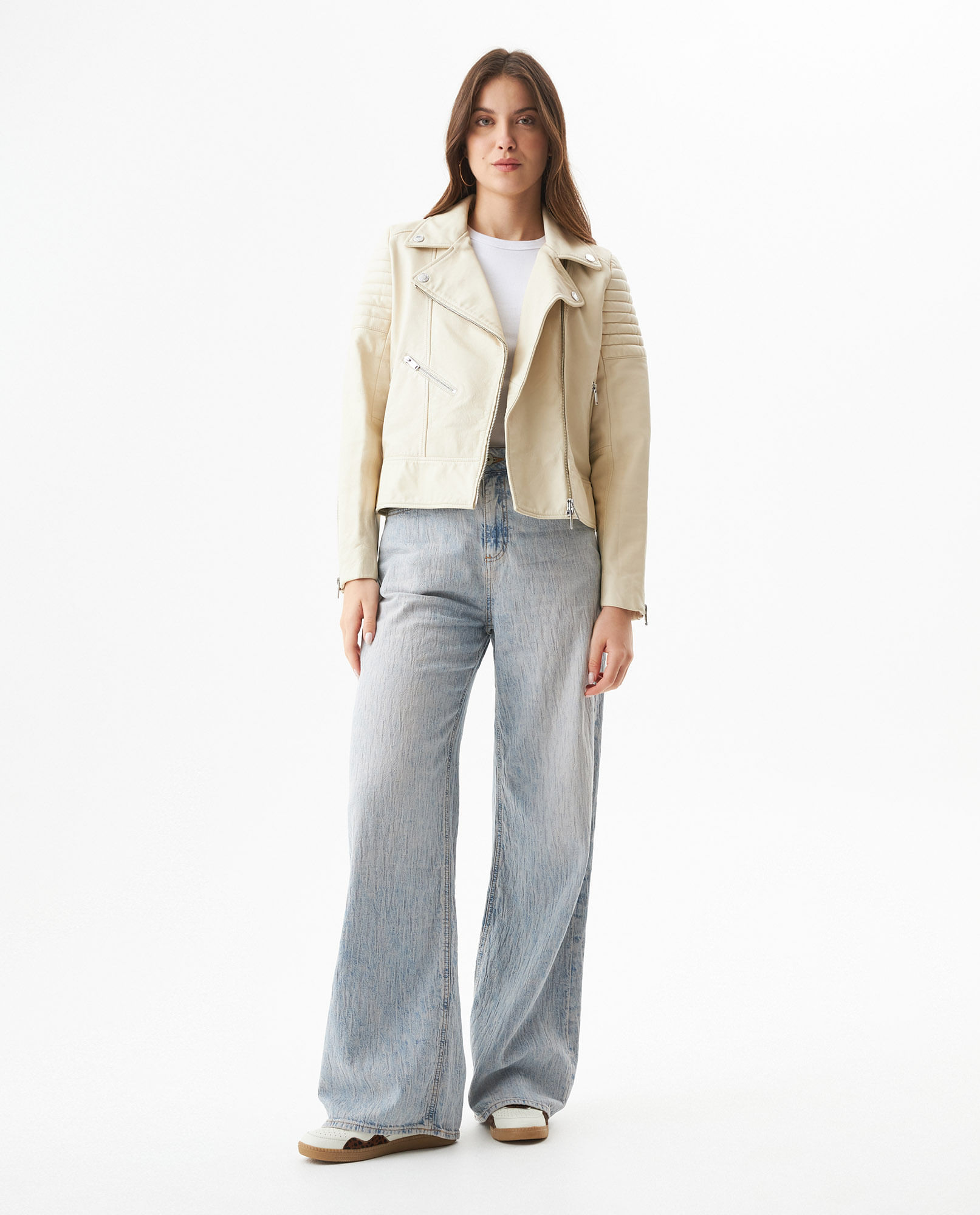 Jean Special Fit Wide Leg Tiro Alto para Mujer en Algodón, Celebración