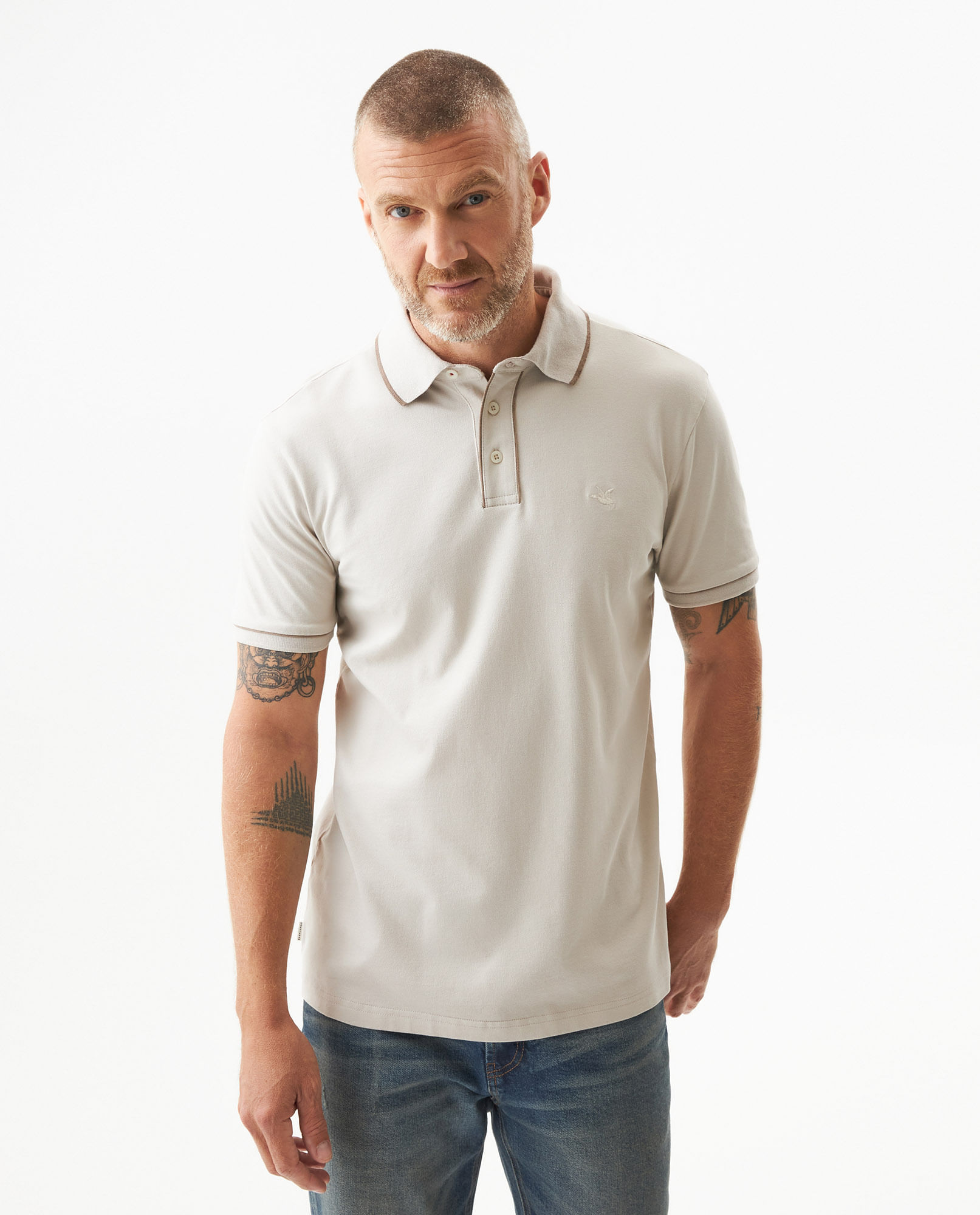 Camiseta Tipo Polo para Hombre