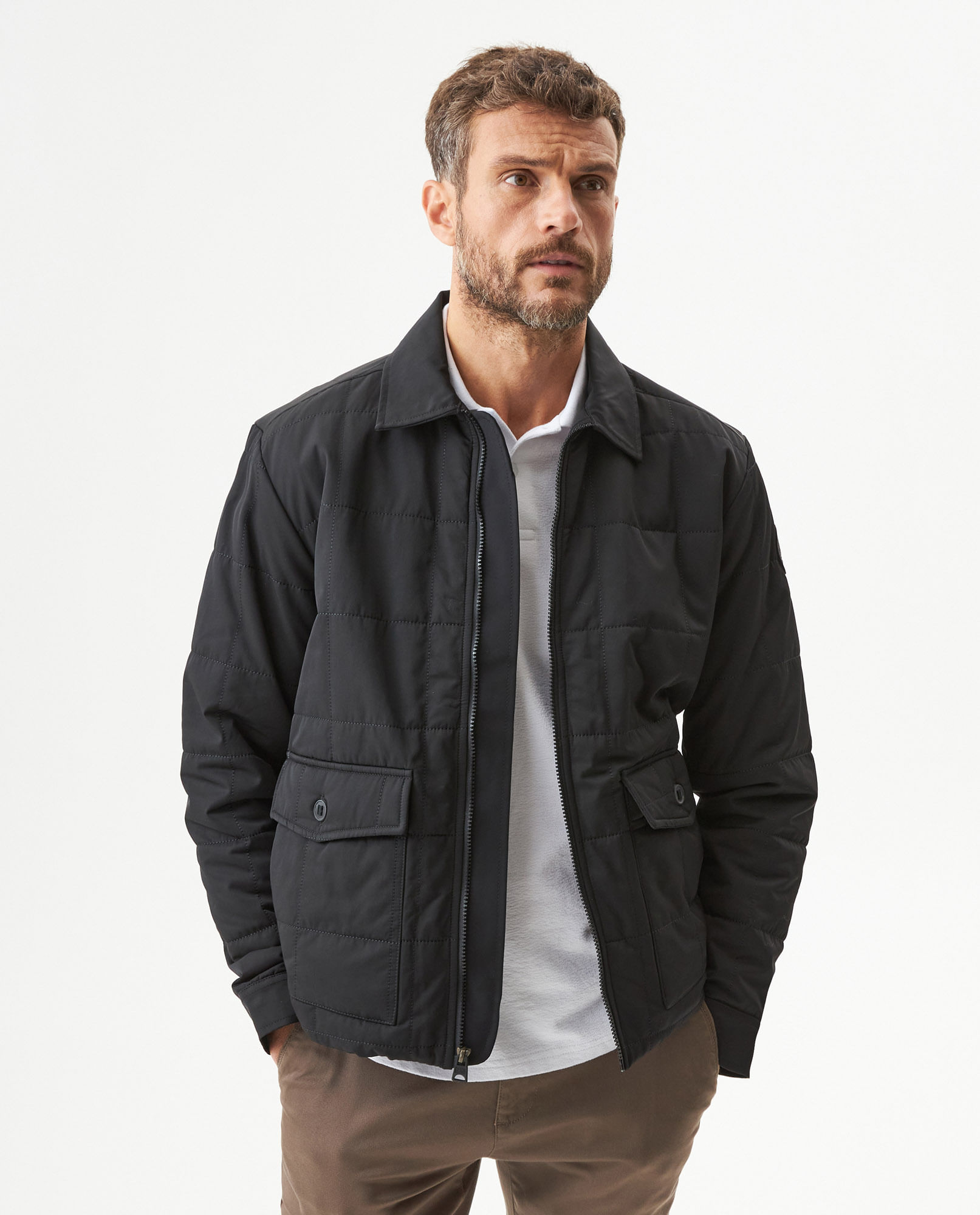 Chaqueta Tipo Aviador para Hombre