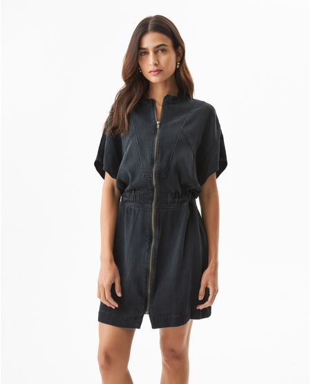 Vestido Corto en Denim para Mujer