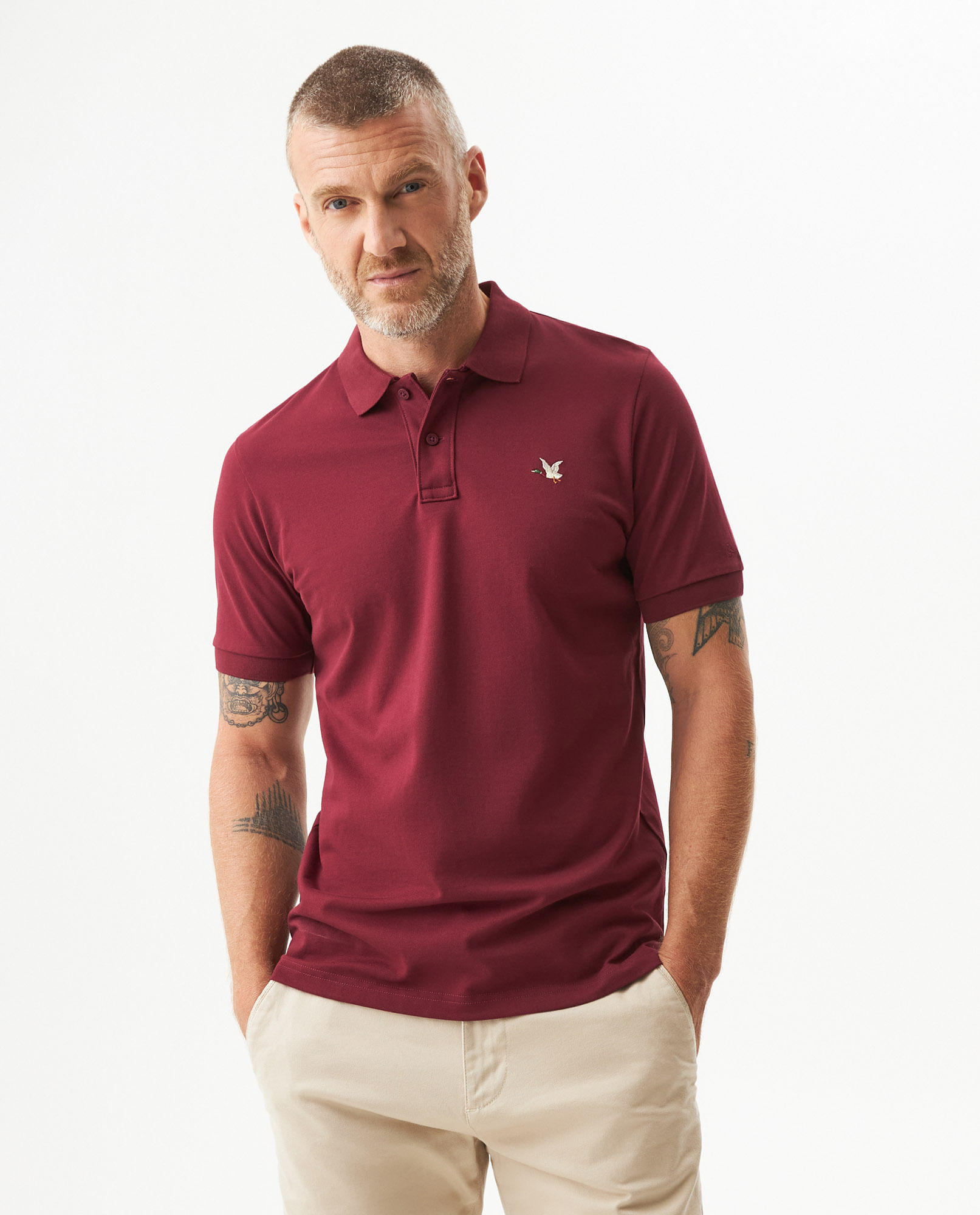 Camiseta Tipo Polo para Hombre