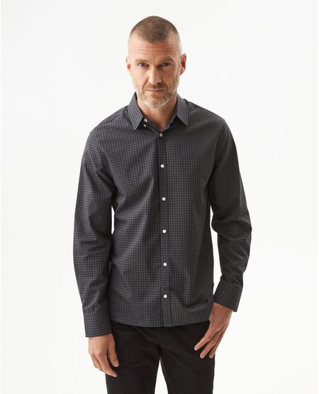 Camisa de Cuadros Manga Larga para Hombre