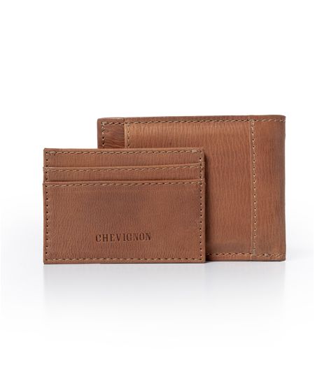 Billetera de Hombre Horizontal Porta-documentos en Cuero