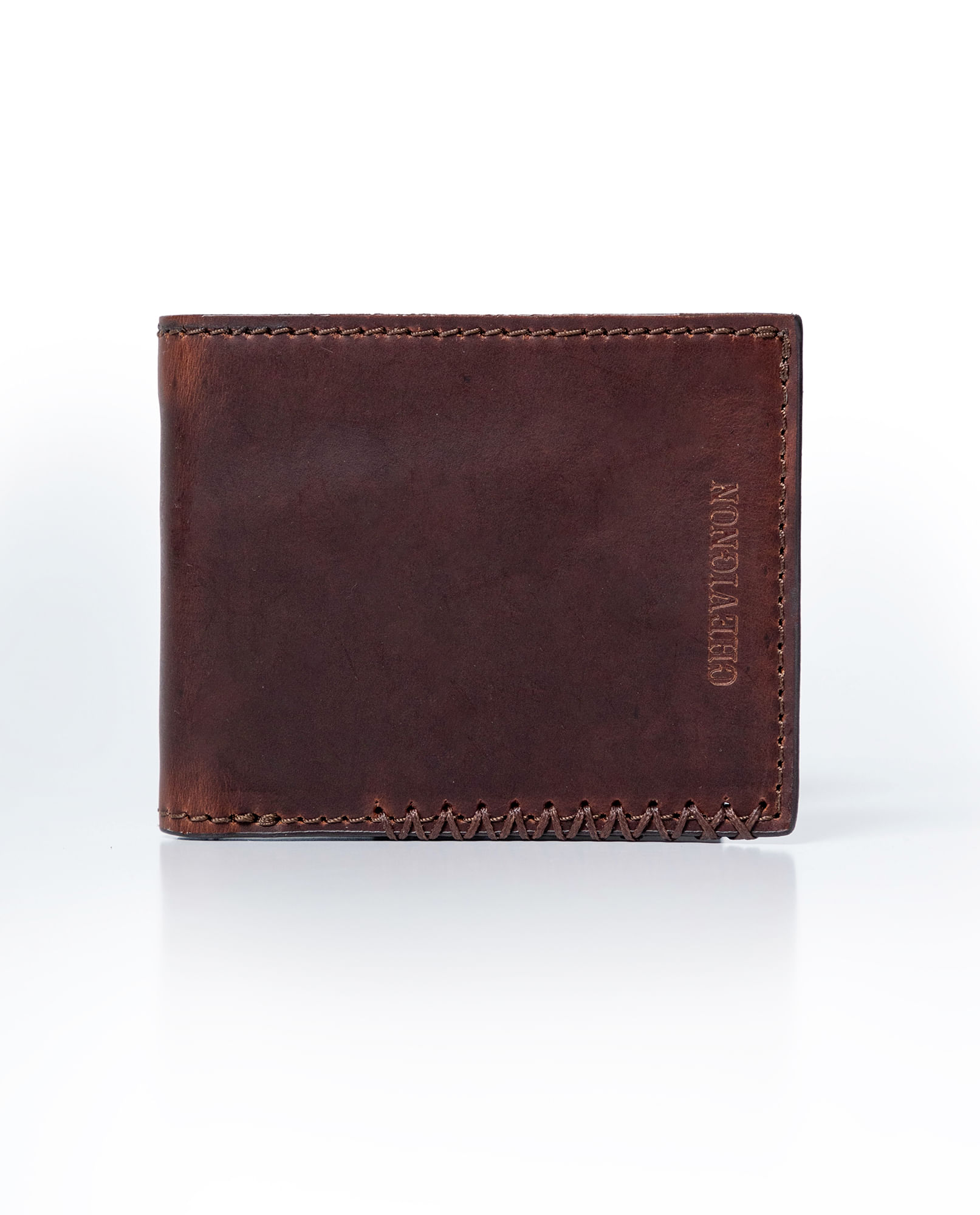 Billetera de Hombre Horizontal de Dos Alas en Cuero