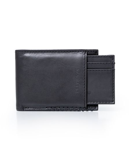 Billetera de Hombre Horizontal con Porta-Documentos en Cuero
