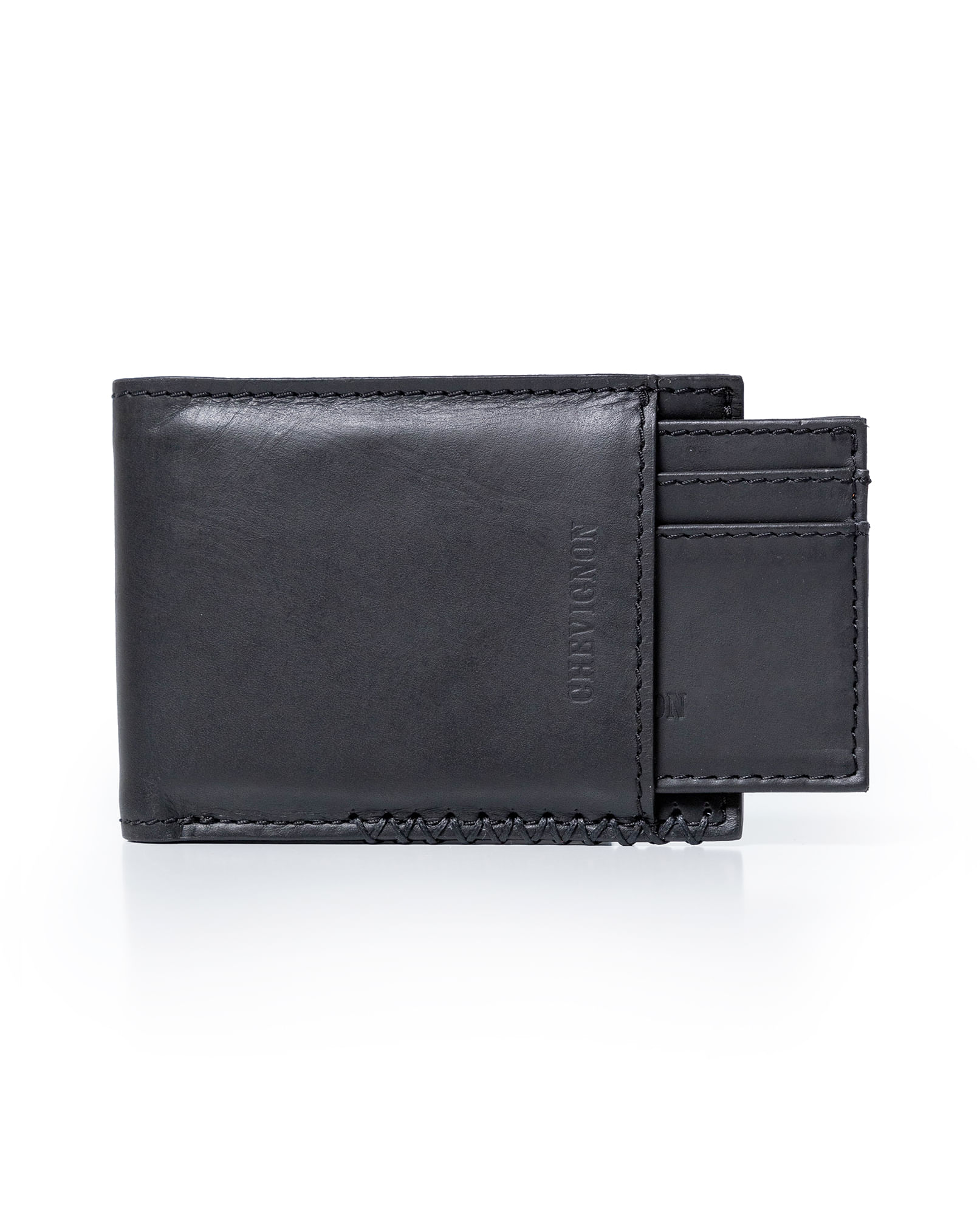 Billetera de Hombre Horizontal con Porta-Documentos en Cuero