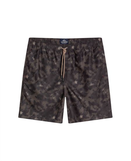 Bermuda de Hombre de Playa Tiro Medio Non-Stretch Panty Interno en Poliéster Reciclado