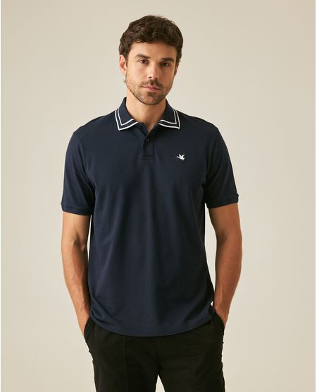 Camisa Polo de Hombre Classic Fit Manga Corta Jacquard Gráfico CHEVIGNON en Mezcla de Algodón