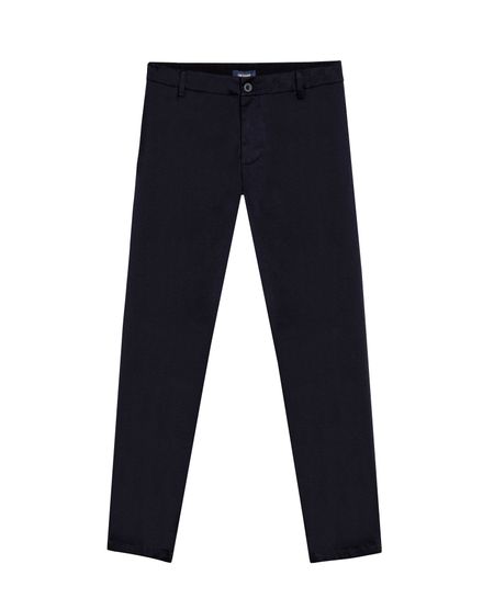 Pantalón de Hombre Regular Fit Tiro Medio Pretina Elástica Interna Tela Tecnológica en Mezcla Técnica