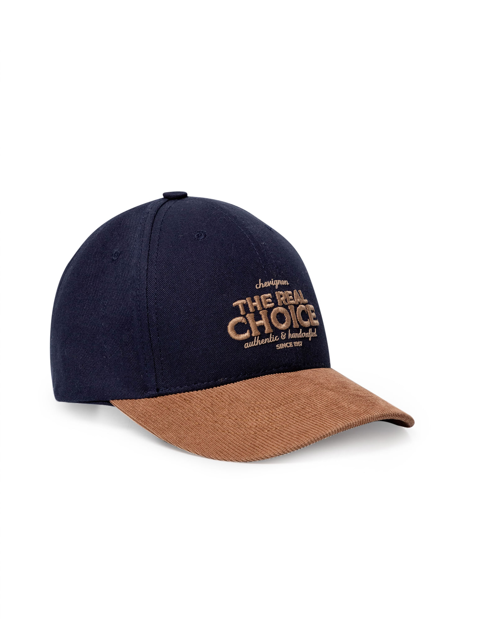 Gorra Unisex 6 Paneles Drill con Visera Corduroy y Bordado Foami-Tradicional en Algodón