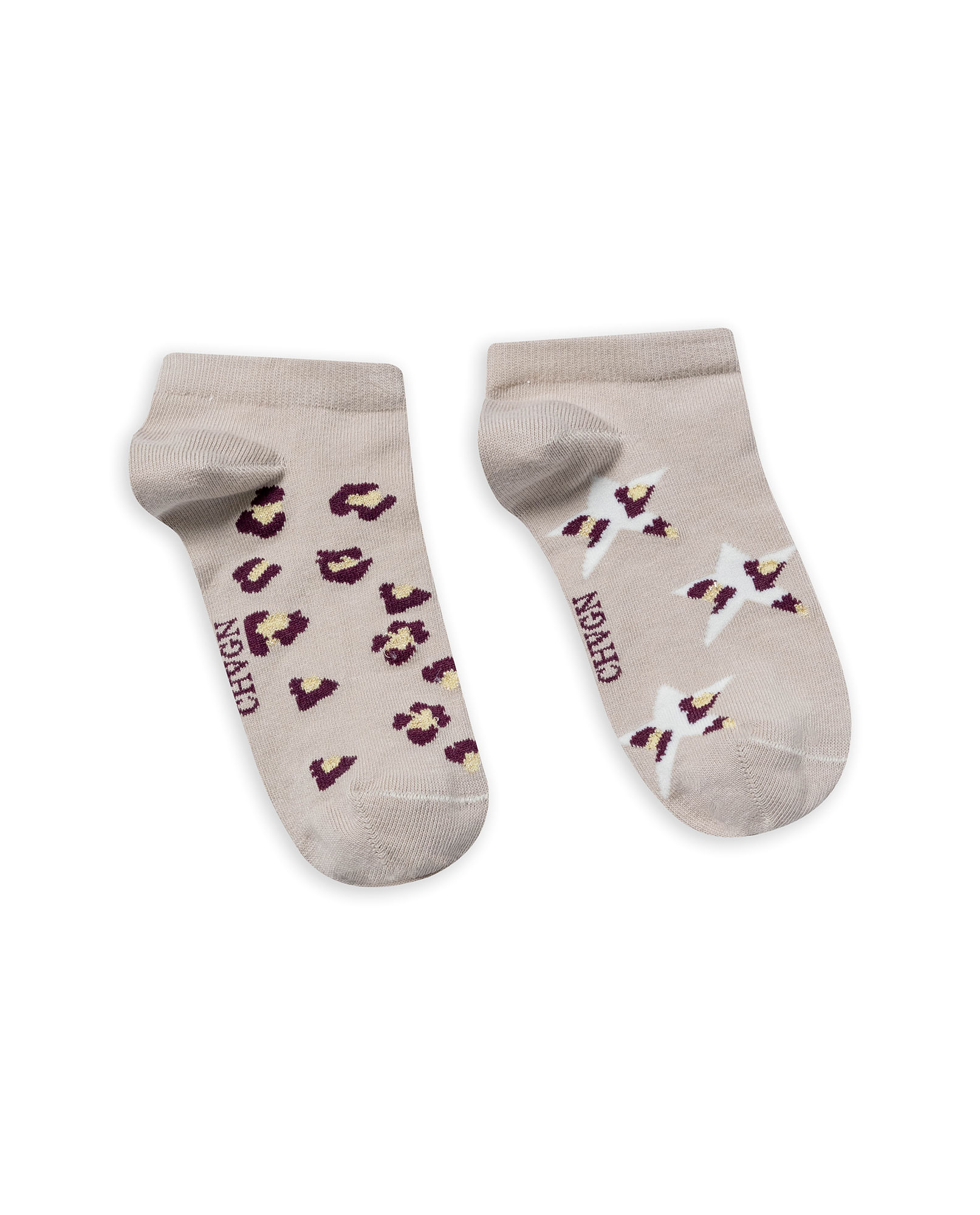 Bipack de Medias de Mujer Tobillera con Marcación Chevignon en Mezcla de Algodón