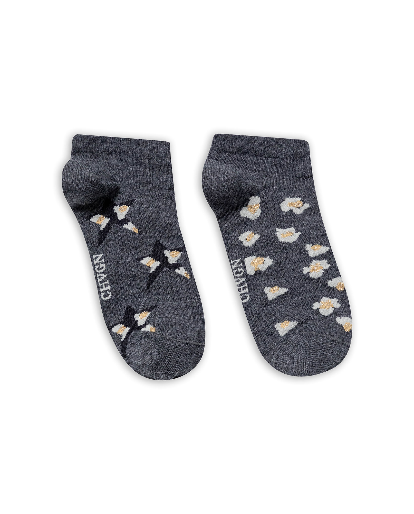 Bipack de Medias de Mujer Tobillera con Marcación Chevignon en Mezcla de Algodón