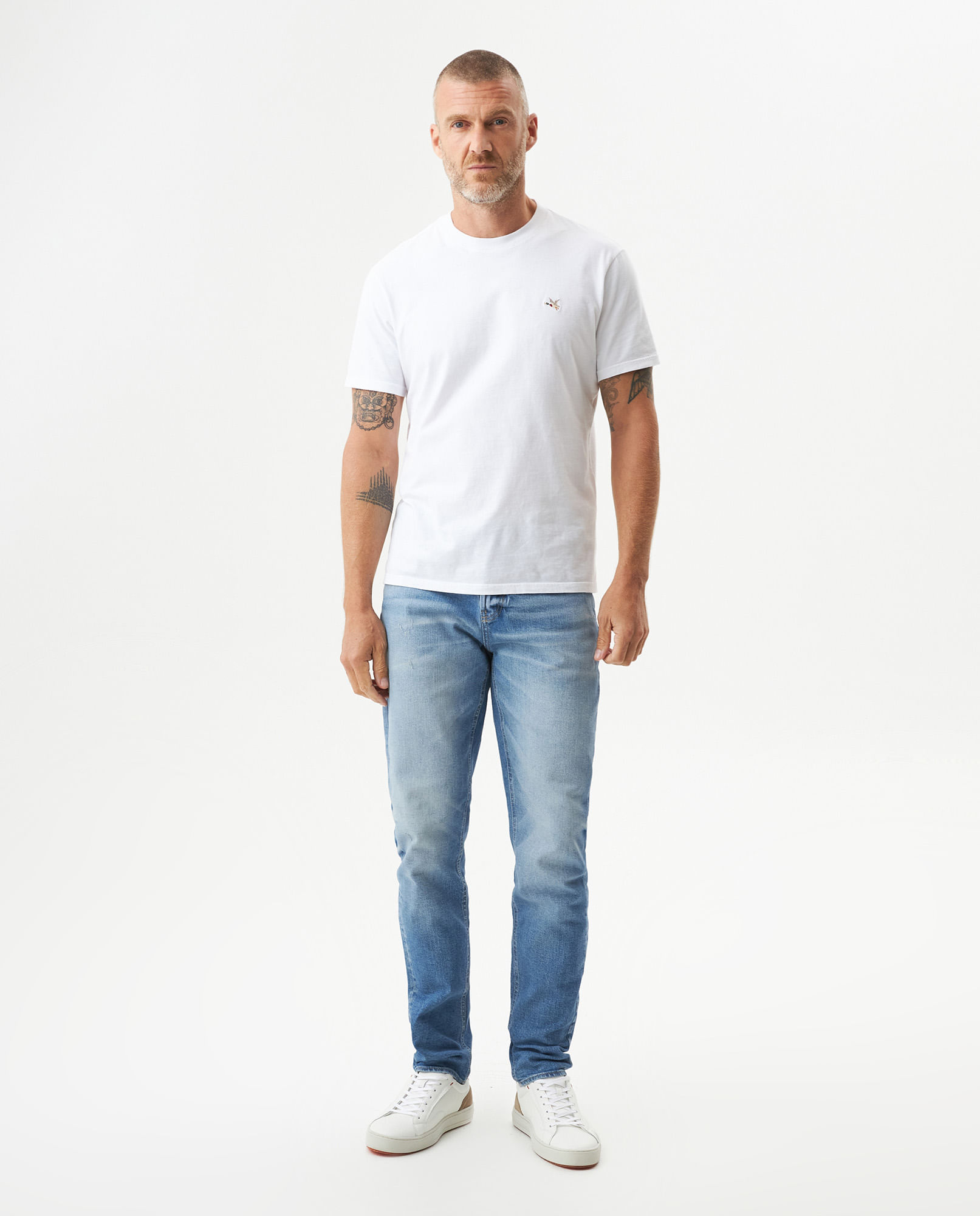 Jean Rider Skinny Fit Tiro Bajo para Hombre en Algodón