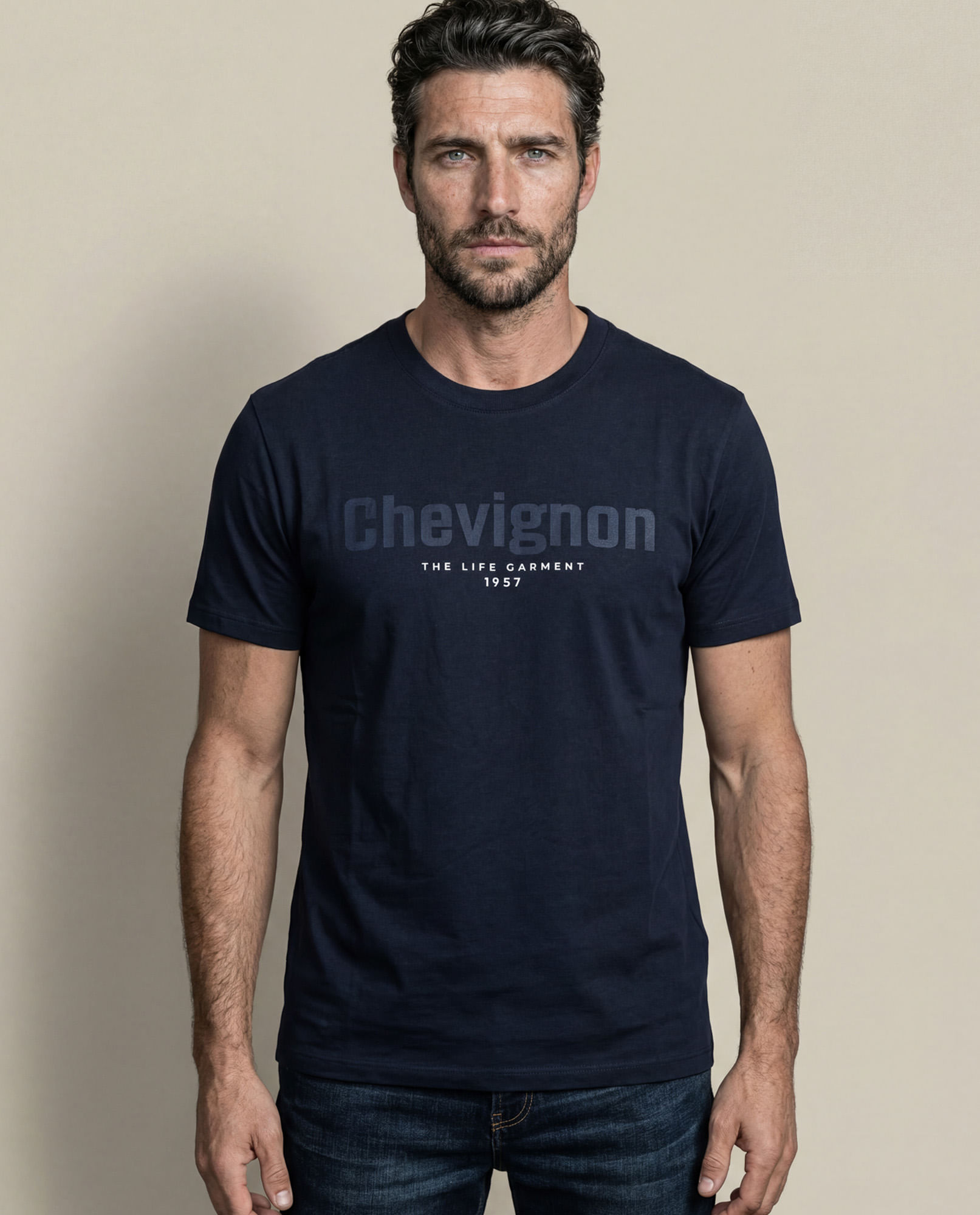 Camiseta Gráfica Slim Fit Para Hombre