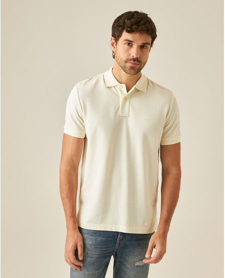 Camisa Polo de Hombre Classic Fit Manga Corta con Pato Bordado Tono a Tono en Algodón