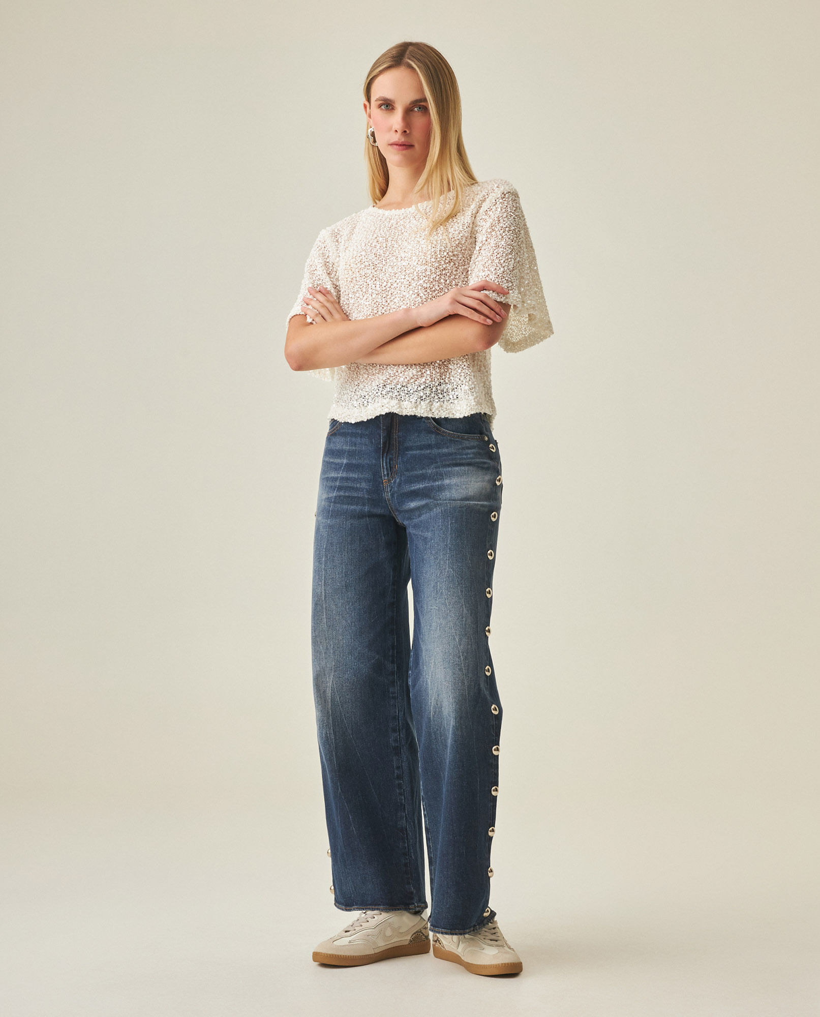 Jean Wide Leg para Mujer