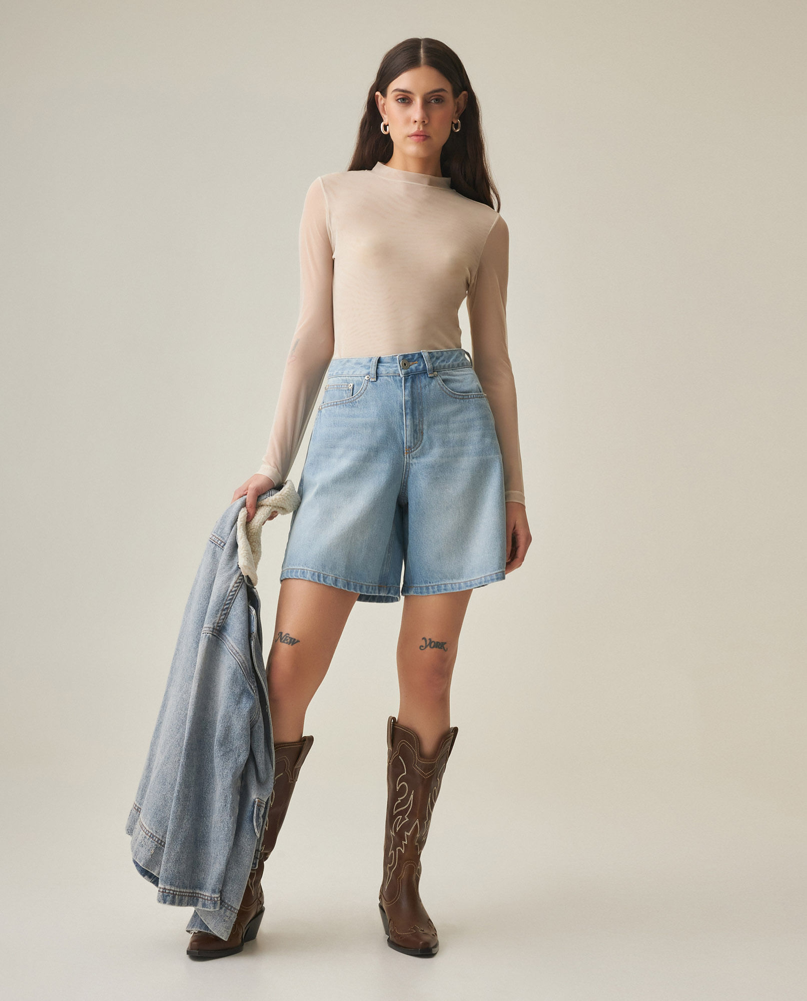 Short de Denim para Mujer