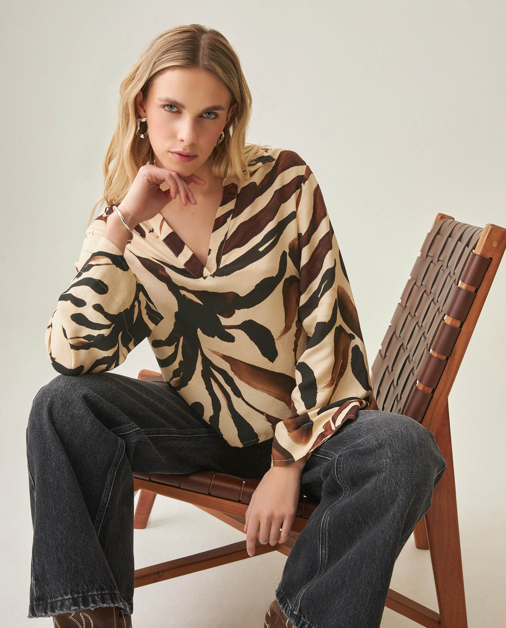 Blusa de Lino para Mujer