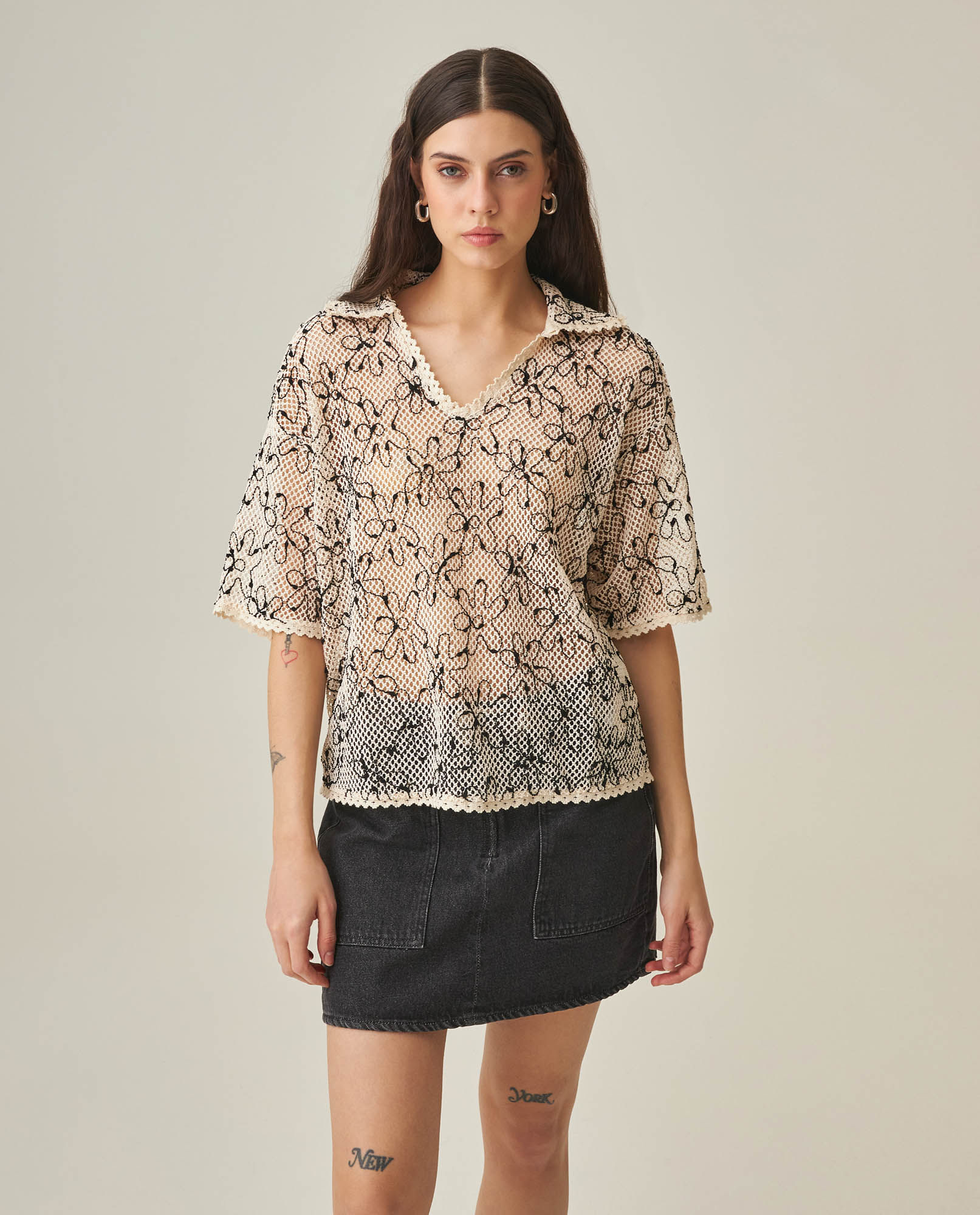 Blusa Bordada para Mujer