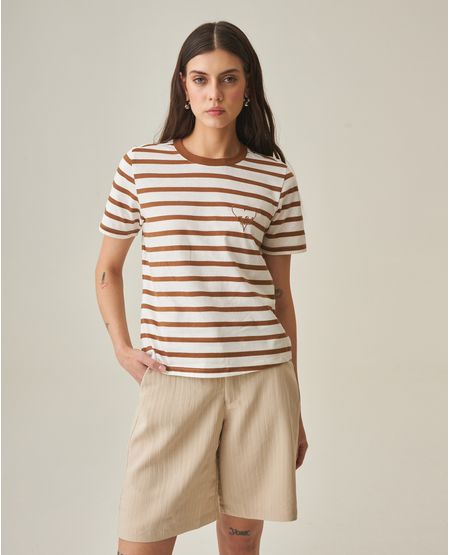 Camiseta de Rayas para Mujer