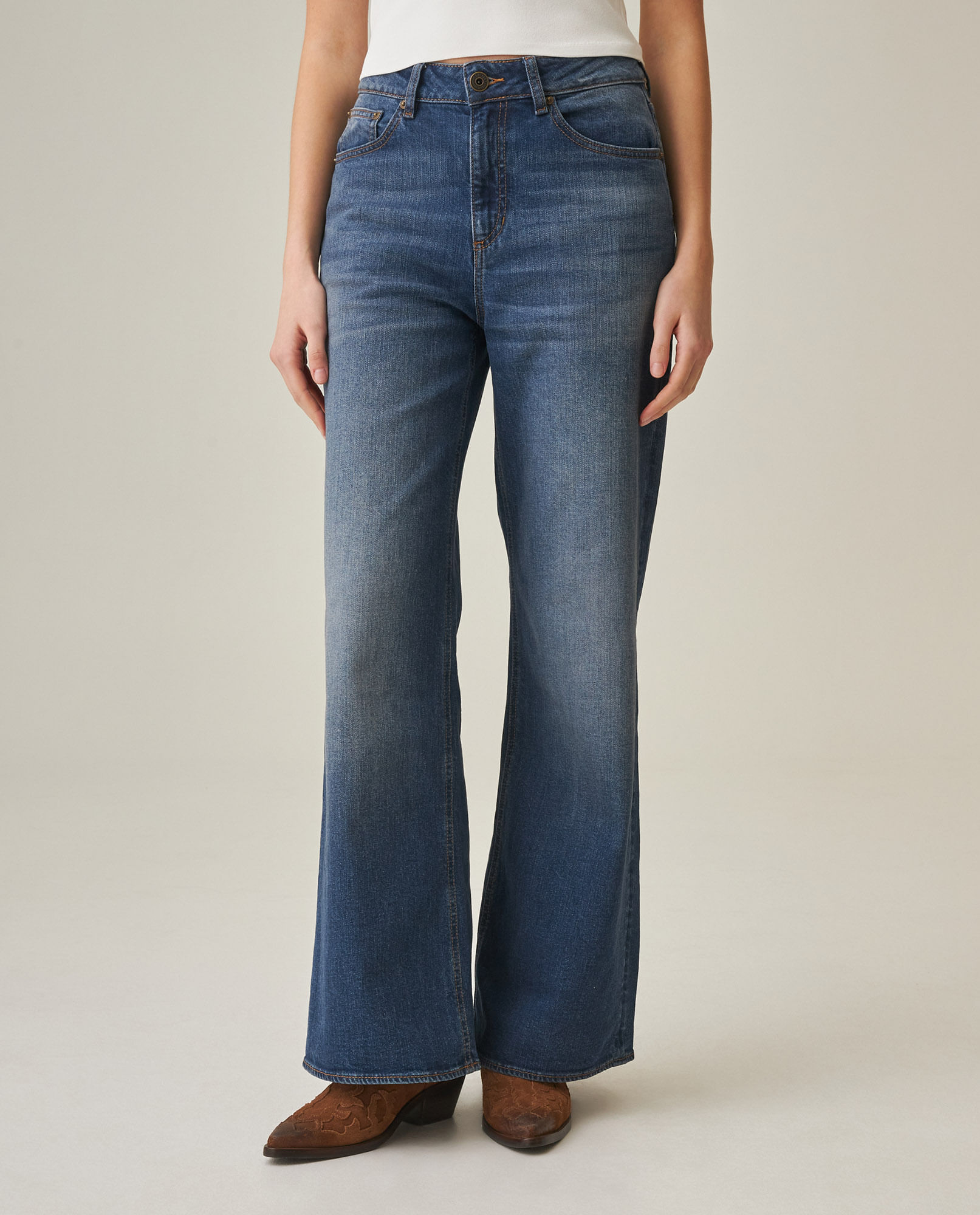 Jean Wide Leg para Mujer