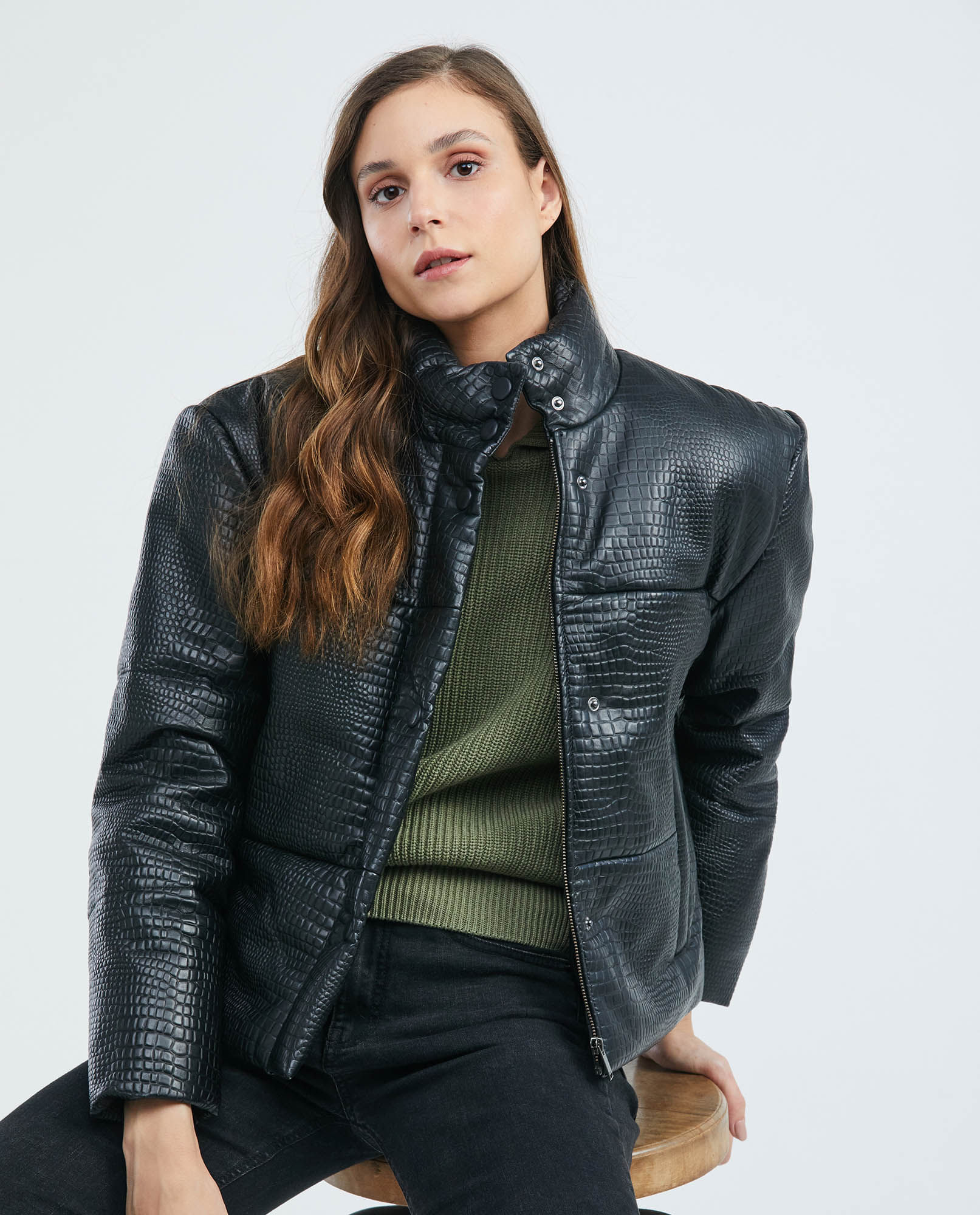 Women's Jacket: Leather Luxe