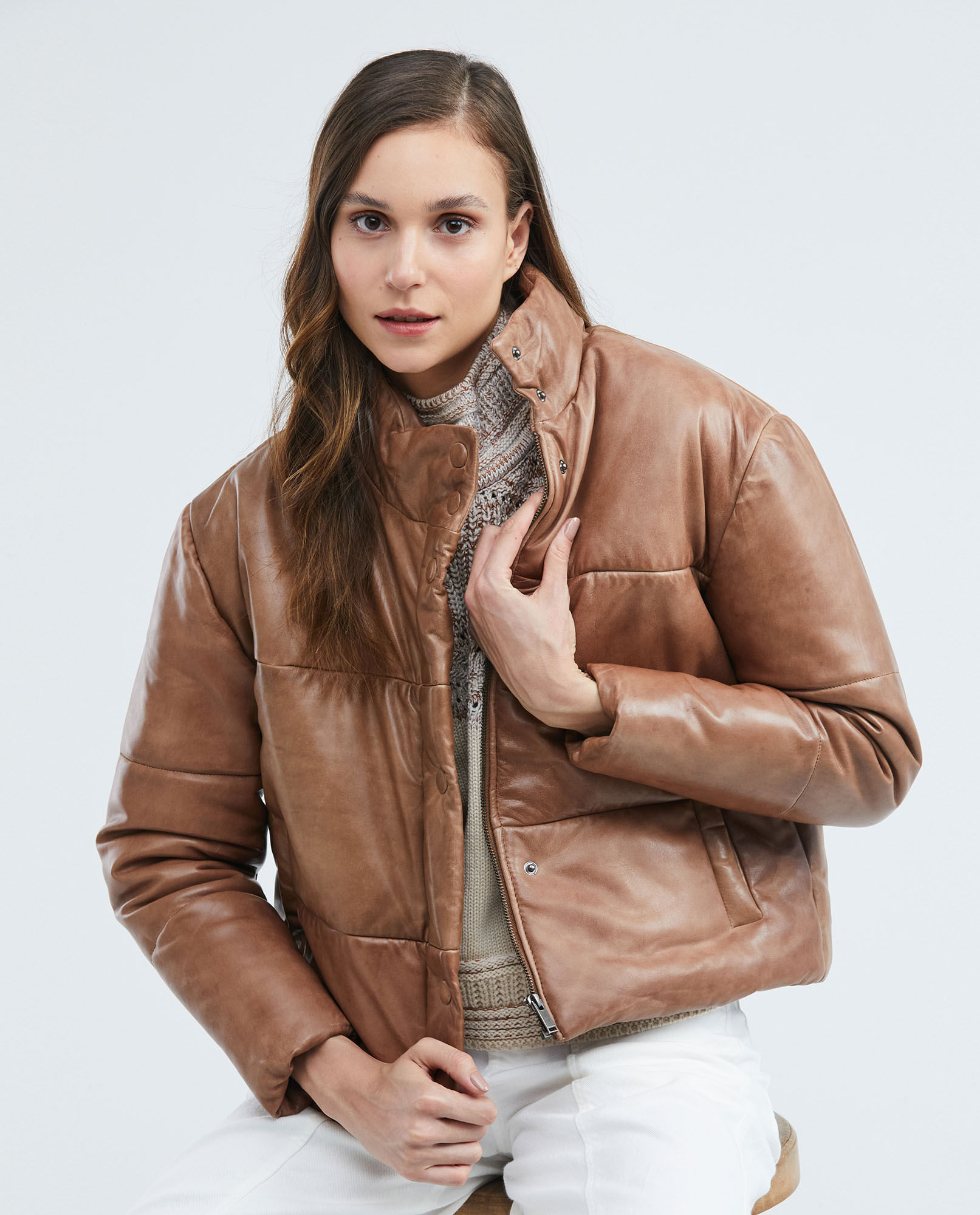 Women's Jacket: Leather Luxe