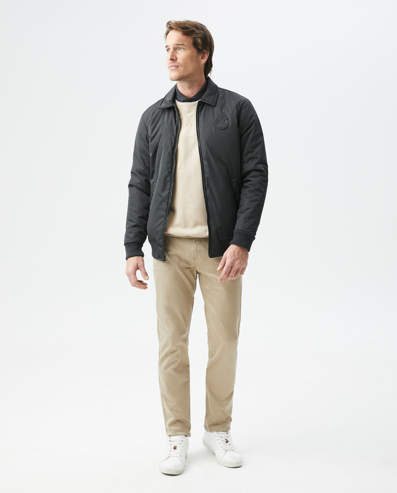 Pantalón Chino Tiro Medio para Hombre